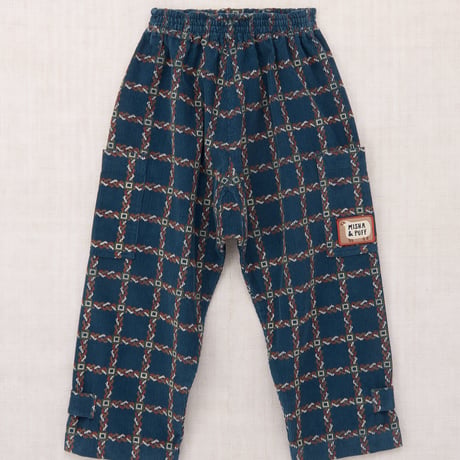 Misha & Puff / CORDUROY YOSHI PANT - MARINE BLUE PORTICO