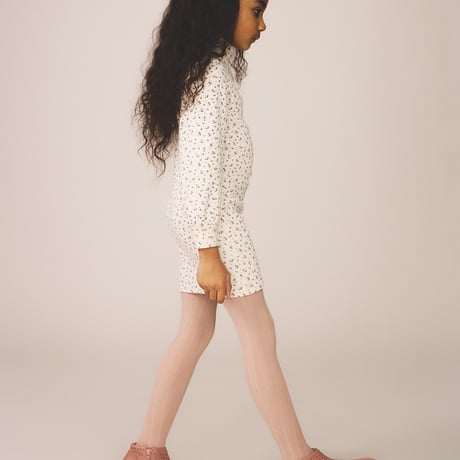 SOOR PLOOM / Pouf Turtleneck Dress - Calico Print, Powder