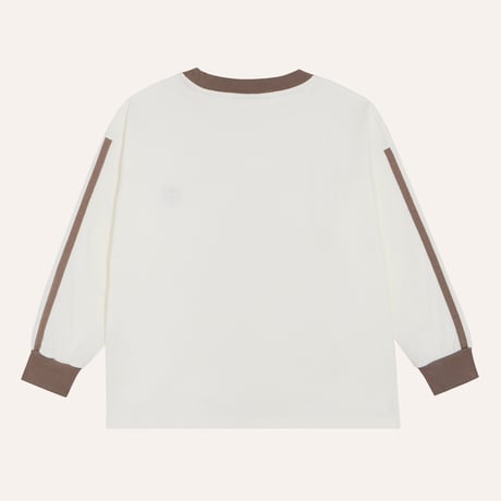 The Campamento / Brown Bands Ecru Tshirt - ECRU