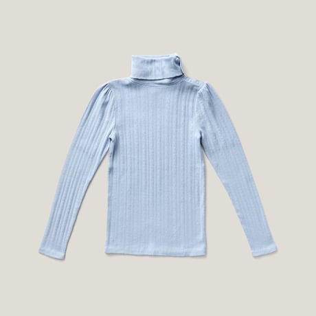 SOOR PLOOM / Pouf Turtleneck - Talc Pointelle