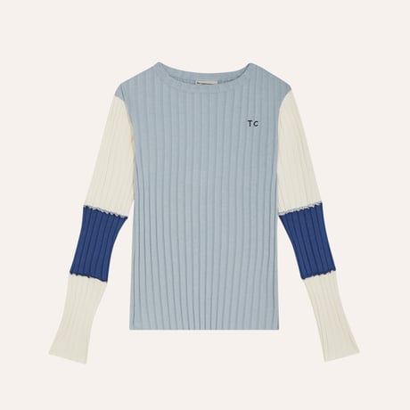 The Campamento / Light Blue Contrast Tshirt - LIGHT BLUE