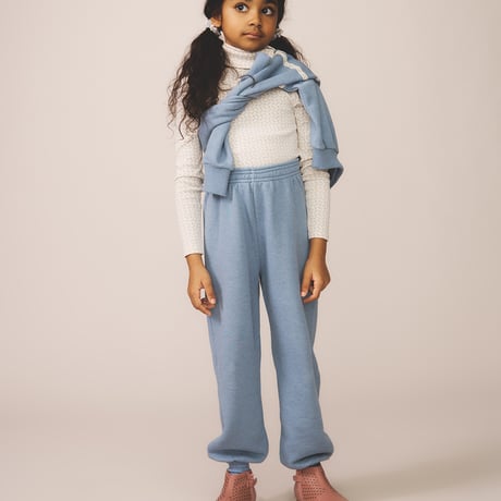 SOOR PLOOM / Pouf Turtleneck - Cross Stitch Print, Talc