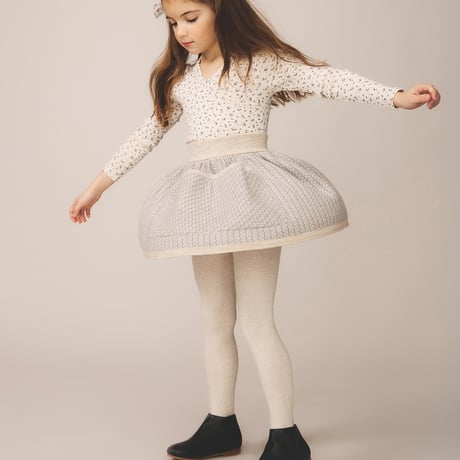 SOOR PLOOM / Crossover Tee - Calico Print, Powder