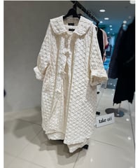 【very special】shirring embroidery_classic coat