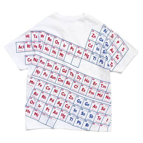 00s periodic table print t-shirt