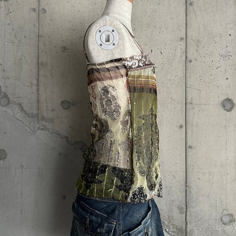 paisley patterned camisole