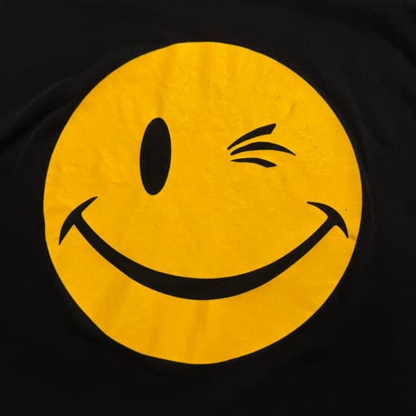 90s "JOE BOXER" smile print t-shirt