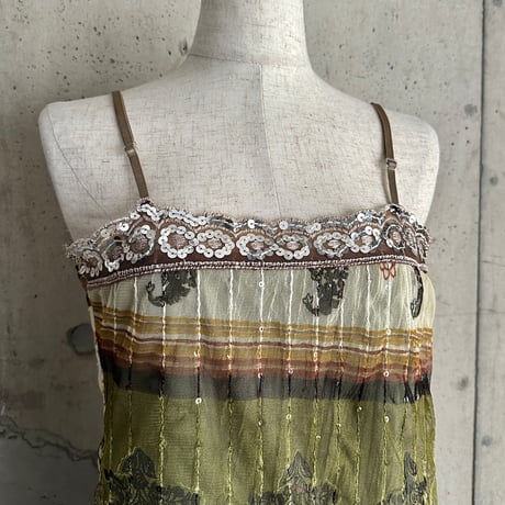 paisley patterned camisole