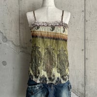 paisley patterned camisole