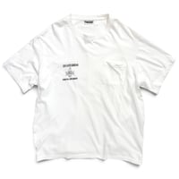 00s "freemason" wide silhouette print t-shirt