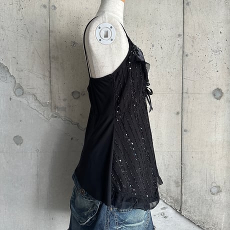 spangle design camisole