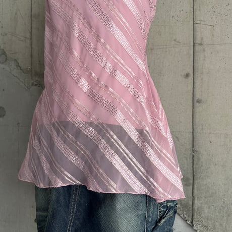 shiny design camisole