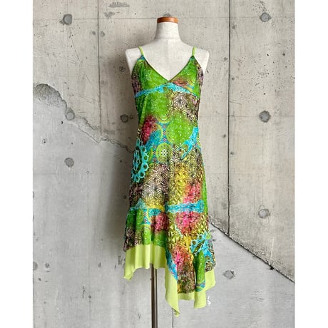 glitter design sleeveless dress
