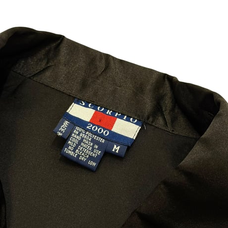 90s lece-up design poly pull-over shirt