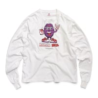 80s "raisin hell" L/s print t-shirt