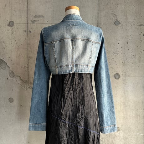 cropped denim jacket