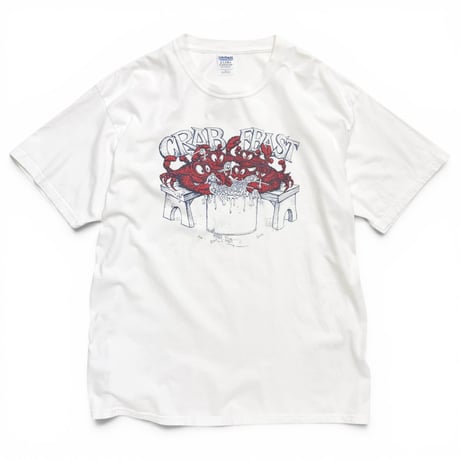 00s crab feast print t-shirt