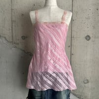shiny design camisole