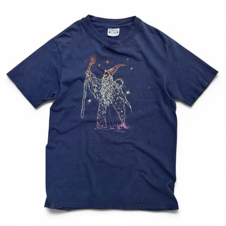 80s wizard print t-shirt