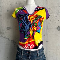 two girls printed T-shirt