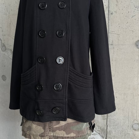standcollar double breasted jacket