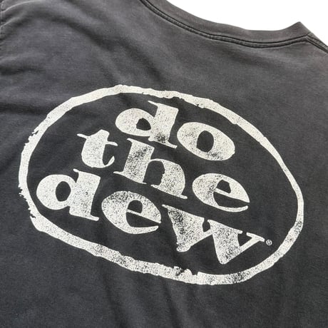 90s "Mountain Dew" faded print t-shirt