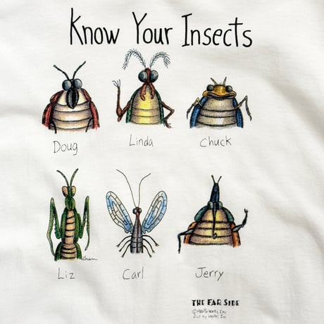 90s "THE FAR SIDE" print t-shirt