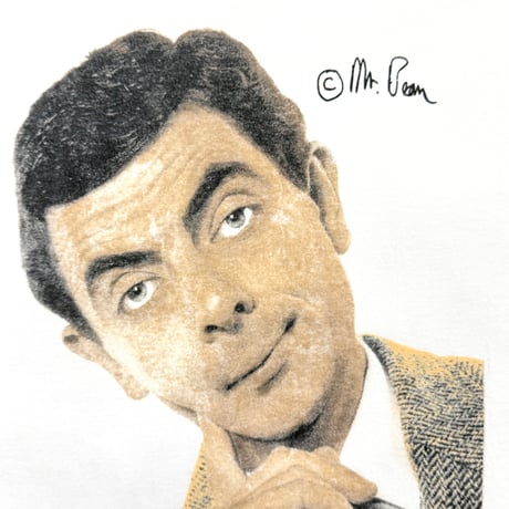 90s "MR.BEAN" print t-shirt