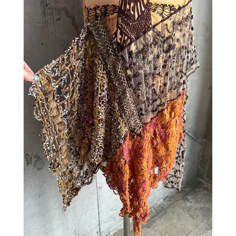 "SAVE THE QUEEN" batik patterned dress