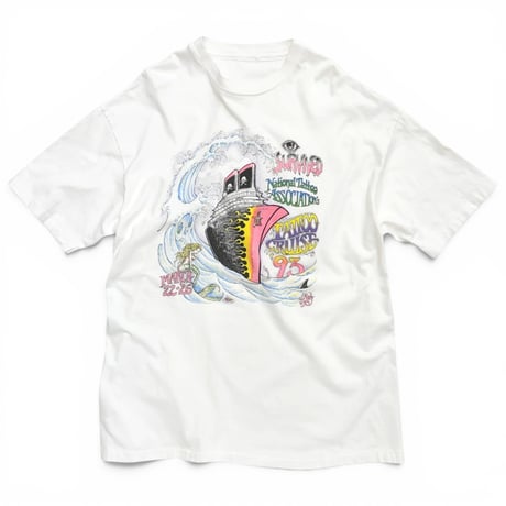 90s "J.Rudy" american traditional tattoo print t-shirt
