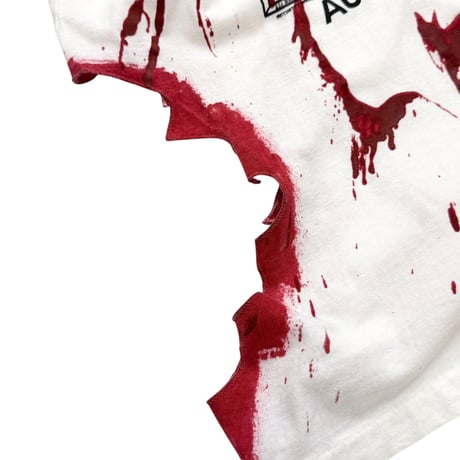 80~90s shark gimmick print t-shirt