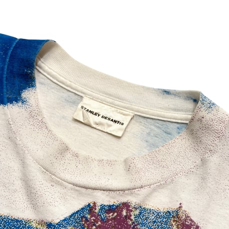 90s "STANLEY DESANTIS" dinosaur print t-shirt