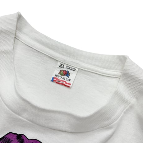 80s "raisin hell" L/s print t-shirt