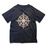 00s skull handle design print t-shirt