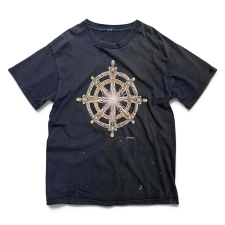00s skull handle design print t-shirt