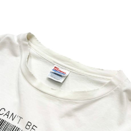 90s zebra bar code print t-shirt