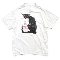 80~90s "Any questions" unique print t-shirt