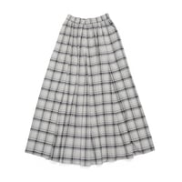 02｜CHECK GATHER SKIRT anemoa
