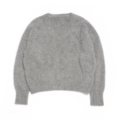 |FOX CASHMERE V-NECK KNIT cocelle