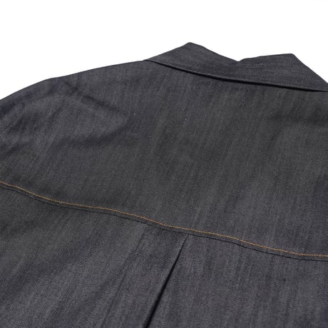 | DENIM LIKE BOW-TIE BLOUSE eucal