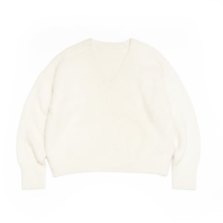 |FOX CASHMERE V-NECK KNIT cocelle