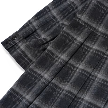 03｜CHECK DRAWSTRING DRESS anemos