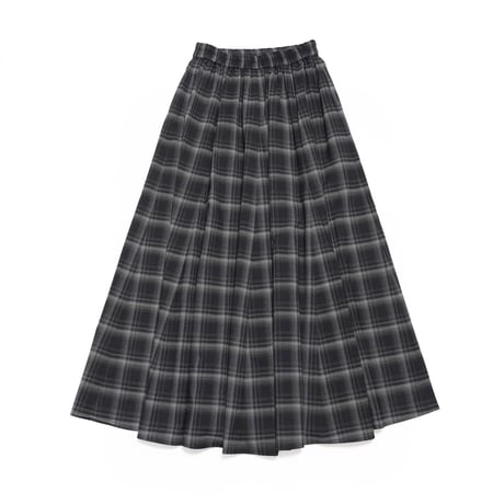 02｜CHECK GATHER SKIRT anemoa
