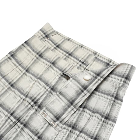 04｜CHECK WIDE PANTS  nemoa