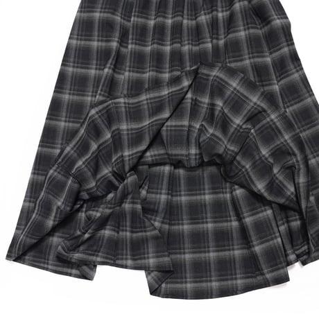 02｜CHECK GATHER SKIRT anemoa