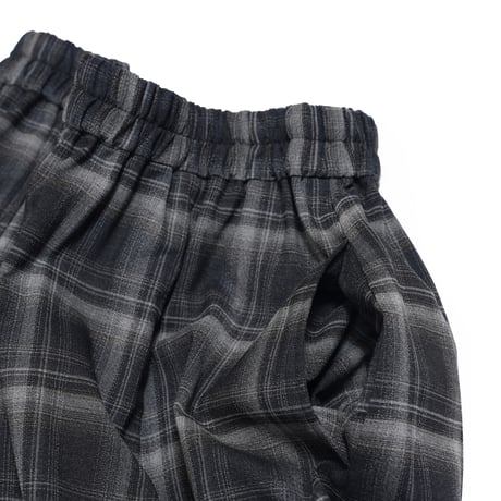 02｜CHECK GATHER SKIRT anemoa