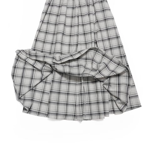 02｜CHECK GATHER SKIRT anemoa