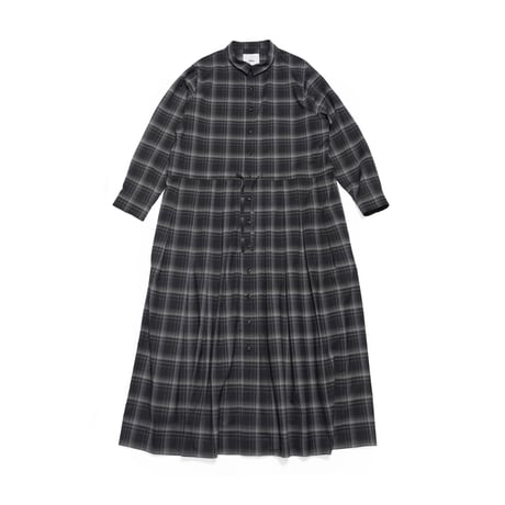 03｜CHECK DRAWSTRING DRESS anemos