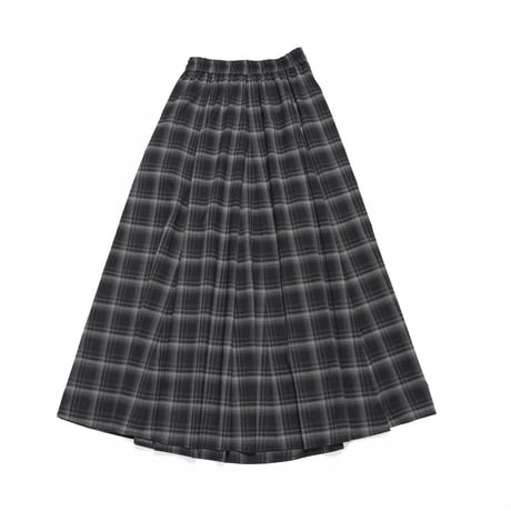 02｜CHECK GATHER SKIRT anemoa