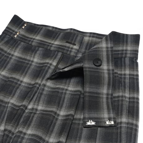 04｜CHECK WIDE PANTS  nemoa